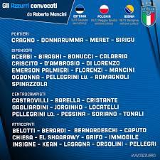 Italia tutte le foto ufficiali dei mondiali dal. Nazionale Italiana On Twitter Nazionale Gli Azzurri Convocati Dal Ct Roberto Mancini Per Le Gare Di Novembre Contro Estonia Polonia E Bosnia Maggiori Info Sulle Convocazioni