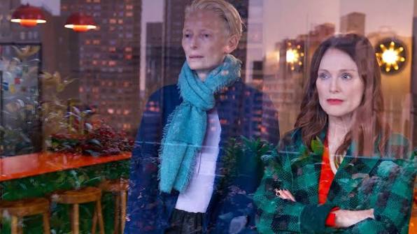 The Room Next Door: Julianne Moore and Tilda Swinton are 'dazzling' in  Almodóvar's first English-language feature film