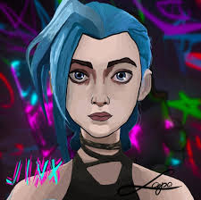 Ive drawn Jinx from Arcane (Digital Artwork)