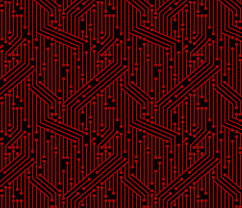 Black And Red Pattern Printed Circuit Board Black Red Leighr Spoonflower Printed Circuit Board Printed Circuit Circuit Board