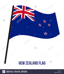 Neuseeland hat neben der neuseeländischen nationalflagge auch andere offizielle flaggen. Neuseeland Flagge Schwenkten Vector Illustration Auf Weissem Hintergrund Neuseeland Nationalflagge Stockfotografie Alamy