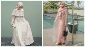 Model baju perpisahan di 2020 model. 30 Model Kebaya Dan Gamis Brokat Pesta Muslimah 2019 2020 Youtube