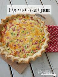 Ham And Cheese Quiche My Recipe Confessions Breakfast Quiche Recipes Quiche Recipes Easy Breakfast Brunch Recipes