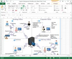 Flow Chart Excel Template Business Card Template