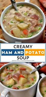 Creamy Ham And Potato Soup Recipe Ham And Potato Soup Ham Soup Chicken Soup Recipes