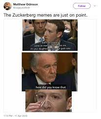 Check spelling or type a new query. Mark Zuckerberg Is One Of The Funniest Memes Of 2018 Funny Memes Best Memes Memes