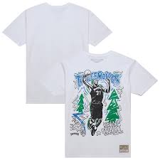 Kevin Garnett Minnesota Timberwolves Mitchell & Ness Hardwood Classics  Chalked Up T-Shirt