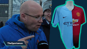 Just united's fiercest rivals, liverpool. Man City And Man Utd Fans Have Reacted Angrily To Half And Half Shirt Before Derby Givemesport