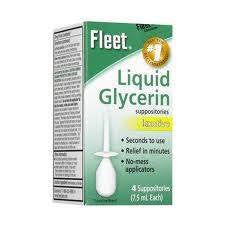 Fleet Liquid Glycerin Suppositories for Constipation Relief 4 Count —  Mountainside Medical Equipment