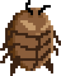 8 Bit Cockroach Pixel Art 8 Bit Cockroaches