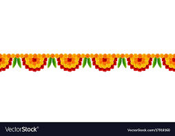 Illustration Of Flower Garland Decoration Toran For Happy Diwali Holiday Background Download A Free Preview Or Hig Diwali Vector Garland Decor Banner Clip Art