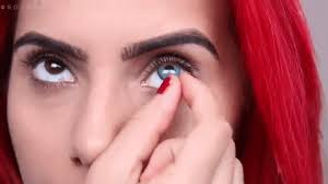 Use a pencil eyeliner on the outer part of your eyelids only. What Comes First Makeup Or Contact Lens Solotica Otakulens By Billionaire Beauties