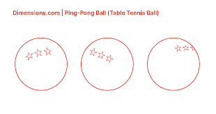 4.6 out of 5 stars. Ping Pong Ball Table Tennis Ball Dimensions Drawings Dimensions Com