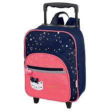Well you're in luck, because here they come. Sac A Roulettes Maternelle Oberthur Chaton Miaou Chez Rentreediscount Cartables Trousses