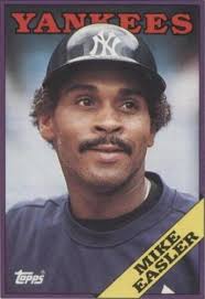 1988 Topps Mike Easler New York Yankees Baseball Card #741