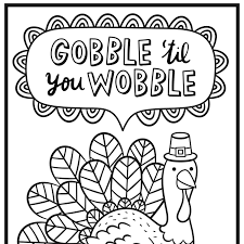 Contests with gifts to win are often organized. An Adult Coloring Page For Thanksgiving Kitchn Coloring Home