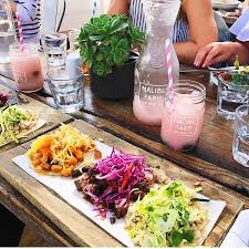 Maybe you would like to learn more about one of these? 1 031 Likes 21 Comments Malibu Farm Malibufarm On Instagram Taco Tuesday Stop Light Taco Trio Green Red And Yel Malibu Farm Healthy Healthy Snacks