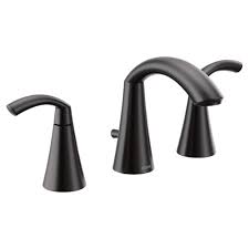 Maybe you would like to learn more about one of these? Moen T6173bl Glyde Two Handle 8 Inch Widespread High Arc Modern Bathroom Sink Faucet Valve Required Matte Black Amazon Com