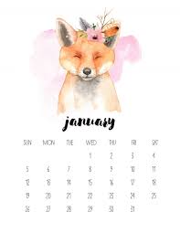 Select the orientation, year, paper size, the number of. Free Printable 2020 Watercolor Animal Calendar The Cottage Market