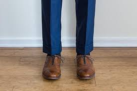 A Guide To Pant Breaks And Proper Pant Length He Spoke Style Dress Shoes Men Altering Pants Mens Workout Pants