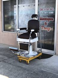 Fully Restored Koken Barber Chair By Custom Barber Chairs Atlanta Barber Chair Chair Barber