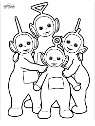 Teletubbies coloring pages are a good way for kids to develop their habit of coloring and painting, introduce them new colors, improve the creativity and motor skills. Teletubbies Coloring Page Free Printable Coloring Pages For Kids
