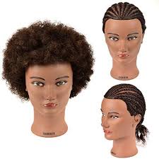 You should do a lot of practice with the right color. Afro Mannequin Head 100 Human Hair Training Hair Head Hairdresser Training Manikin Cosmetology Doll Head African Mannequin Heads Hair Training 100 Human Hair
