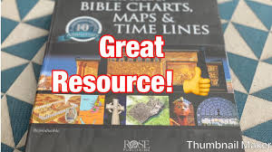 quick review rose publishing book of bible charts maps time lines