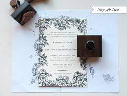 Diy Rubber Stamp Floral Wedding Invitations Wedding Invitations Diy Creative Wedding Invitations Floral Wedding Invitations