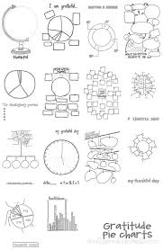 Free Digital Kits Printables Gratitude Pie Charts Free