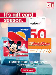 Save on big brands like loews, disney, uber and more! Bjs Wholesale Club Act Fast Up To 20 Off Travel And Phone Gift Cards Milled
