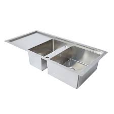Evier En Inox 1 5 Bacs A Encastrer Ampere Castorama