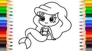 Wij hebben een aantal hele mooie youtube wil je een kleurplaat maken van het populaire videoplatform youtube? Leer Ariel Van De Kleine Zeemeermin Te Tekenen Youtube