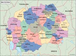 The country is bordered by albania to the west, kosovo and serbia to the north, bulgaria to the east, and greece to the south. Macedonia Political Map Illustrator Vector Eps Maps Eps Illustrator Map Vector World Maps