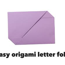 A slow process at first, but once some basic shapes. Easy Traditional Origami Letter Fold