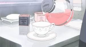 Anime Coffee And Gif Image Anime Gifs Cenario Anime Anime