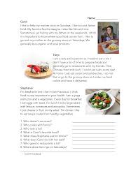 My Favorite Foods Reading Lekture Englisch Das Essen Lieblingsessen Lebensmittel Essen Essen