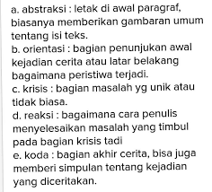 Tuliskan Dan Jelaskan Struktur Teks Anekdot Terkait Teks