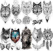 It is undoubtedly a solitary aesthetic designed by our illustrator sameer. Amazon Com Vantaty 10 Sheets Cool Geometric Wolf Animals King Black Temporary Tattoos For Women Girl Teens Fake Body Line Art Arm Forest Mountain Lion Coyote Men Tattoo Sticker Kids Forearm Style