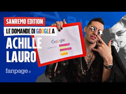 Si chiama lauro de marinis. Boss Doms Achille Lauro Nome Padre Fidanzata Il Musicista Risponde Alle Domande Di Google Youtube