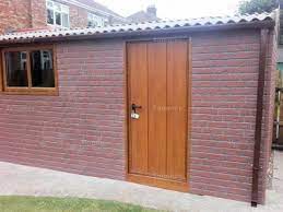 Looking to add a brick shed to your backyard? Concrete Shed 895