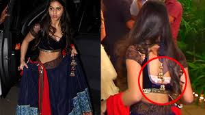 Shah Rukh Khan Daughter Suhana Pink Bra Visible At Diwali Party ...