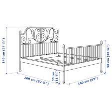 Leirvik queen bed, frame with leirsund adjustable firmness bed base. Leirvik Bed Frame White Queen Ikea