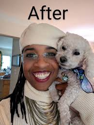 Buddy with his new haircut 🥰