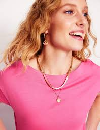 Ella Short Sleeve Breton-Ivory, Navy