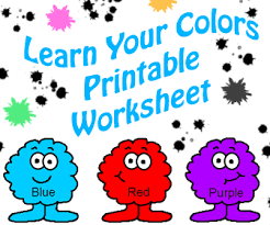At esl kids world we offer high quality printable pdf worksheets for teaching young learners. Learn Your Colors Preschool Kids Worksheet