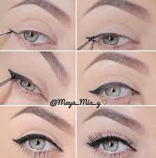 Resalta aún más la mirada aplicando el mismo tono medio del paso 2 para delinear las. Maquillaje Delineado Ojos De Gata Como Delinear Ojos Delineado Ojo De Gato Ojos De Gato