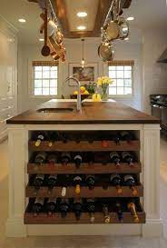 Kitchen Island With Built In Wine Rack Butcher Block Countertop Built In Wine Rack Butcher Block Island Kitchen Diy Kitchen Island