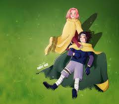 Lady With Purple Hair Sasusaku Week Favorite Cute Moment Free Choice Collection by jade valkyrie dragon. lady with purple hair sasusaku week