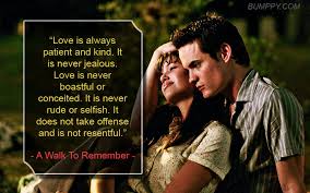 Love is patient and kind; 17 Nicholas Flashes Quotes That Give Another Significance To The Word Love Bumppy